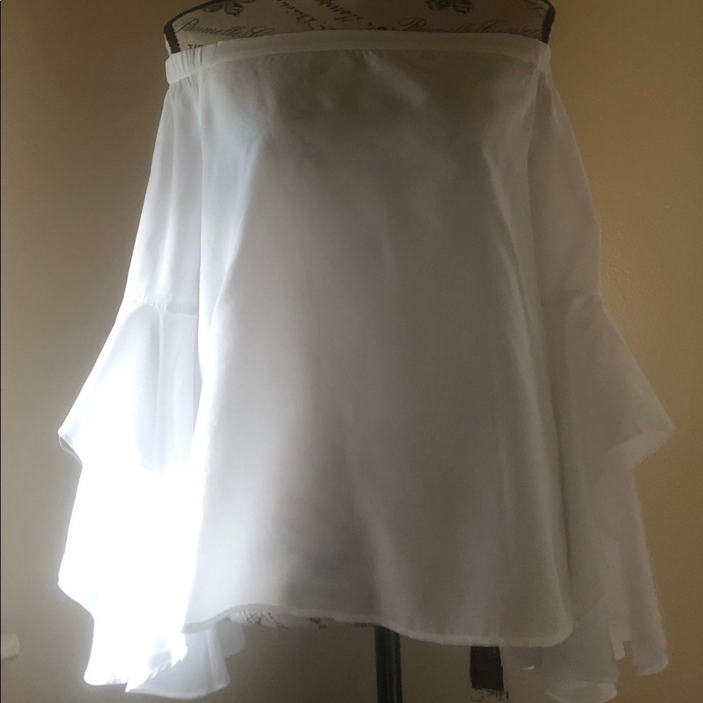 Express White Gypsy Top
